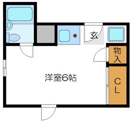 弐番館の物件間取画像